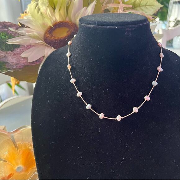 String of Pearls 925 Sterling Silver Clasp Necklace - Picture 9 of 9